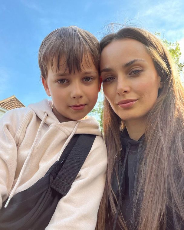 Ксенія Мішина з сином / © instagram.com/misha.k.ua