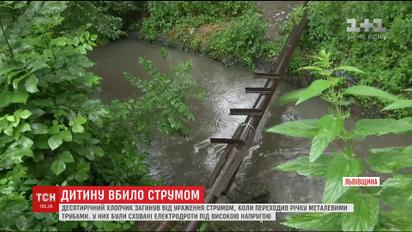 На Львовщине 10-летний мальчик погиб от удара током
