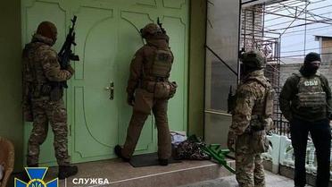 затримання підозрюваного в справі Гандзюк_1 / © Служба безпеки України