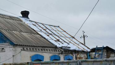 Мар'їнка після нічного обстрілу бойовиків_5 / © Facebook/Жебрівській