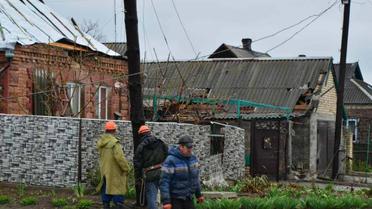 Мар'їнка після нічного обстрілу бойовиків_1 / © Facebook/Жебрівській