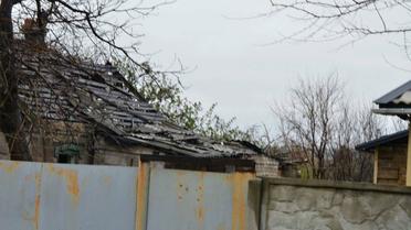 Мар'їнка після нічного обстрілу бойовиків_2 / © Facebook/Жебрівській