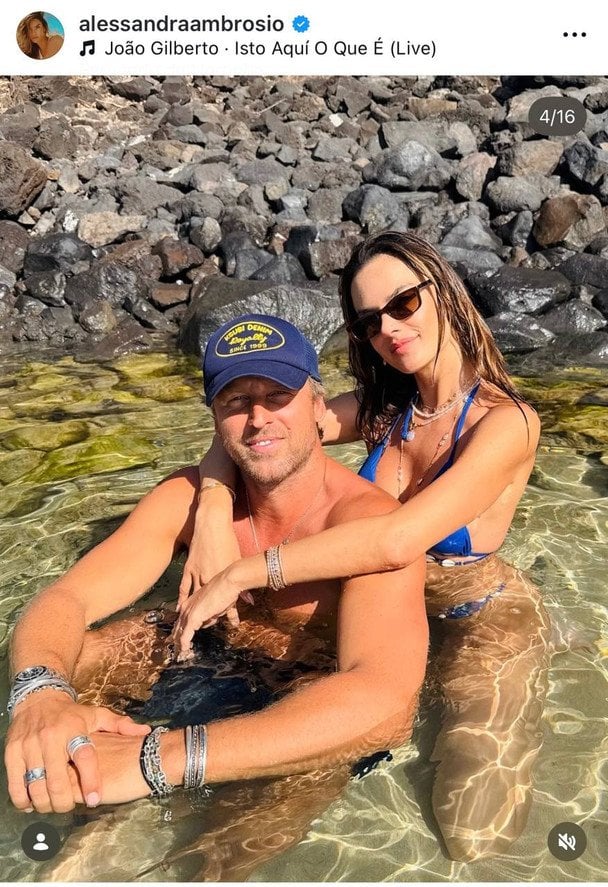 Алессандра Амбросіо з бойфрендом / © Instagram Алессандри Амбросіо