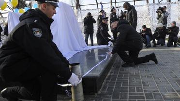 Турчинов та Аваков відкрили на Київщині меморіал загиблим героям_7 / © Інформаційно-аналітичний центр РНБО