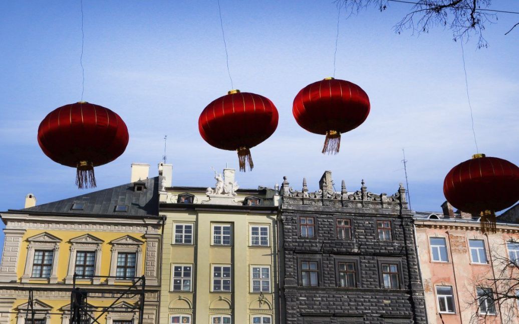 Фестиваль китайской культуры во Львове. В ночь на 8 февраля отмечается лунный Китайский Новый год. / © УНИАН