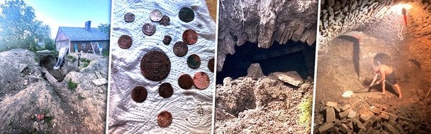 Женщина на Львовщине нашла подземелье с деньгами: фото, видео