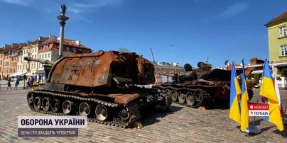 В Варшаву стянули разбитое железо армии РФ