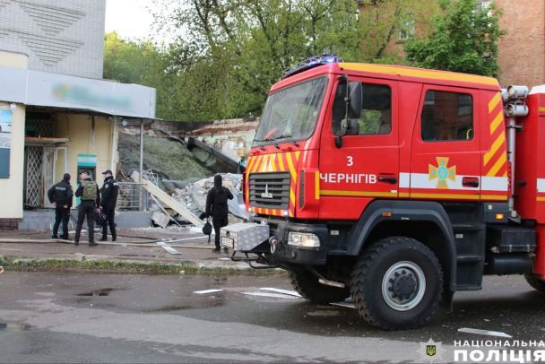 У Чернігові в банку стався вибух / © Поліція Чернігівської області