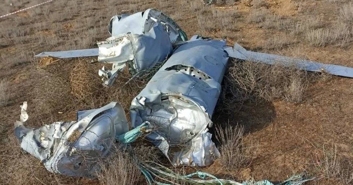 В Росії, неподалік Каспію, впав вибухонебезпечний дрон (фото)