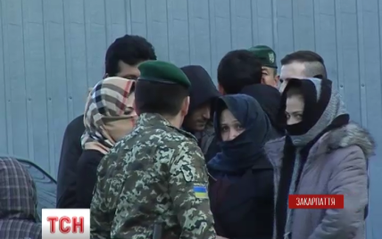 На украинской границе задержали более десятка беженцев с Ближнего Востока