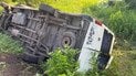 На Харківщині перекинувся мікроавтобус із дітьми