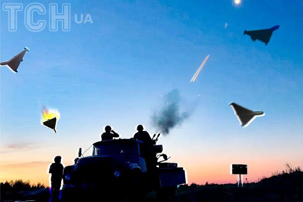 Массированная атака беспилотников по Украине: сколько целей сбила ПВО