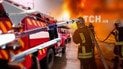 пожежа після російського удару