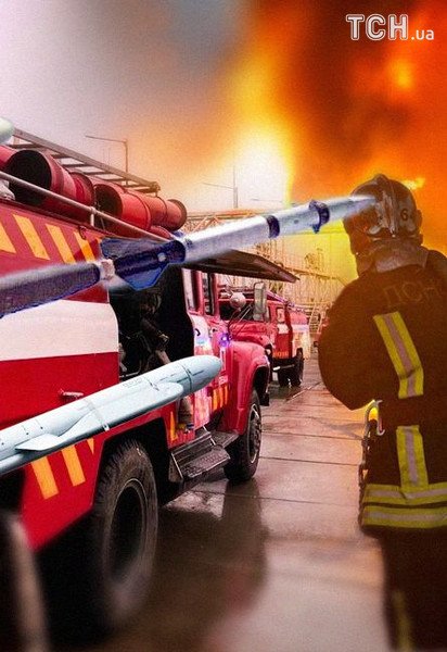 пожежа після російського удару