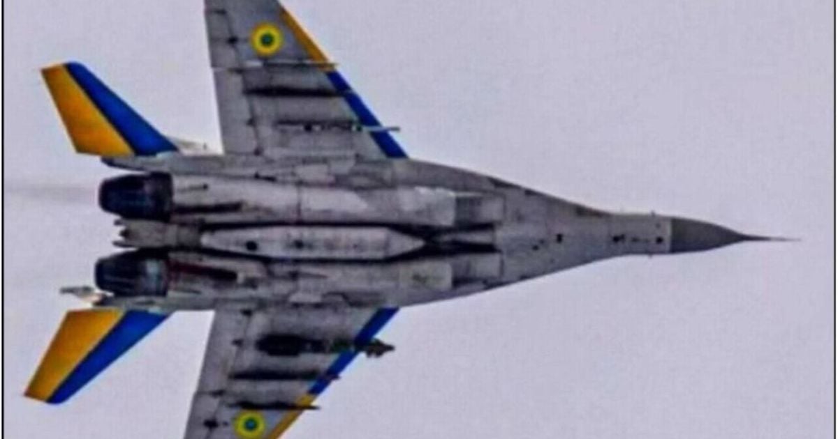 МіГ-29 Повітряних сил ЗСУ із французькою керованою авіабомбою AASM Hammer-250 / Фото: НІП "Тиск"