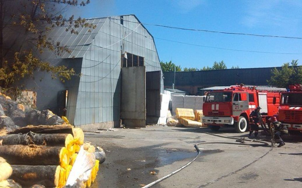 Надзвичайники ліквідували пожежу / © facebook.com/ДСНС