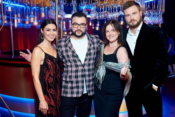 Ведучі "Сніданку з 1+1" з Юлією Жмакіною / © пресслужба каналу "1+1"