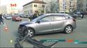 На улице Драгоманова в Киеве на металлолом превратились сразу 4 авто
