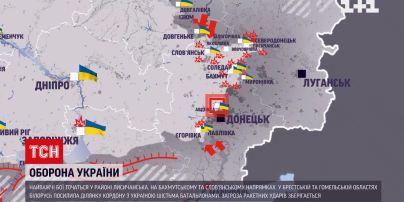 Мапа боїв на вечір 28 червня: Важкі бої на Лисичанському, Бахмутському та Слов’янському напрямках