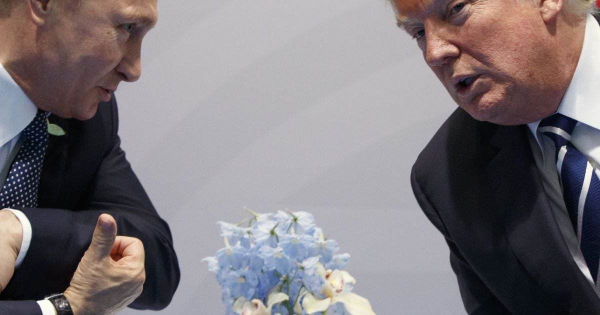 Президет Росії Володимир Путін та президент США Дональд Трамп