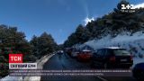 Новости мира: в Испании метели заблокировали десятки автомобилей под сугробами
