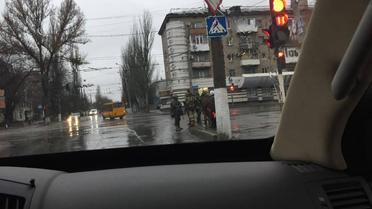 Військова техніка у Луганську, ЛНР_3 / © ОБСЄ