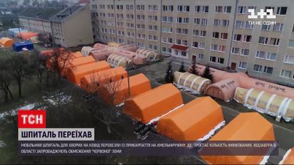 Новости Украины: мобильный госпиталь для лечения больных COVID-19 переехал в Хмельницкую область