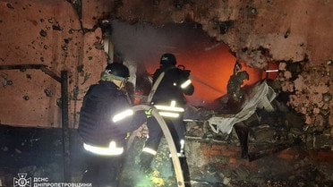 атака на Дніпропетровщину 27 листопада_1 / © ДСНС