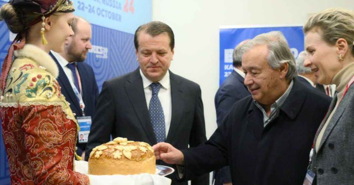 Антониу Гутерреш в России/Фото: росСМИ