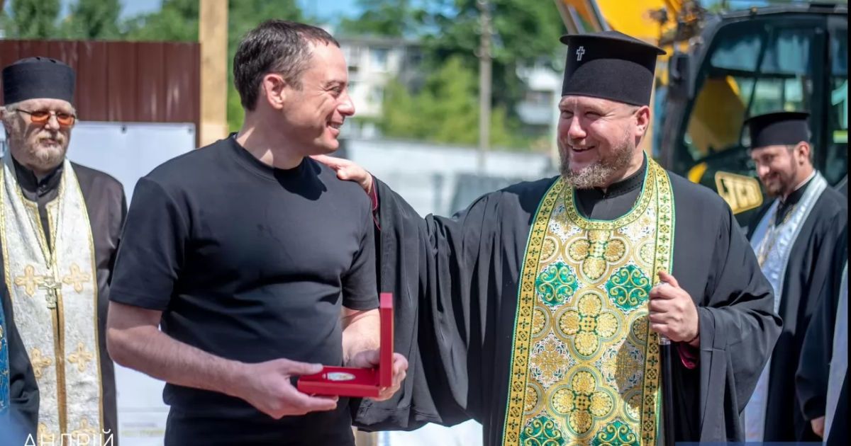 В Каменском возводят храм ПЦУ с учетом украинской архитектуры и казачьих традиций