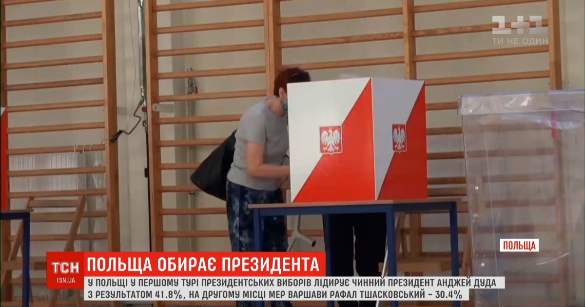 Выборы в Польше: в первом туре лидирует действующий президент Дуда