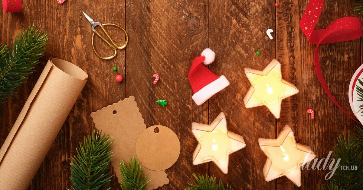 як зробити різдвяну гірлянду з яєчного паковання