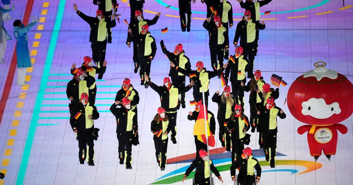 Збірна Німеччини на церемонії відкриття Паралімпіади-2022