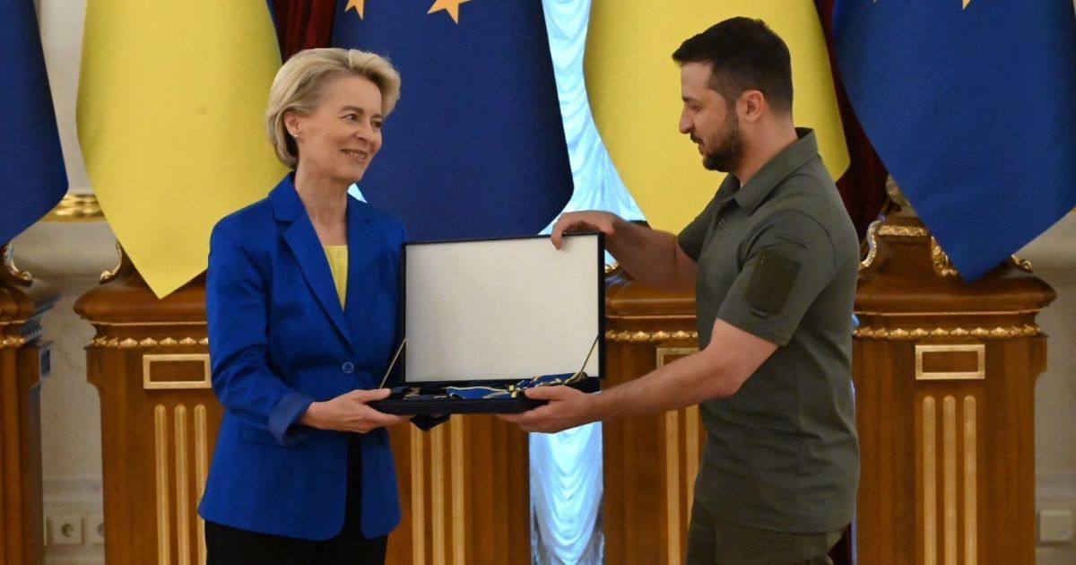 Президент наградил главу Европейской комиссии Урсулу фон дер Ляен орденом князя Ярослава Мудрого I степени, фото/Ursula von der Leyen