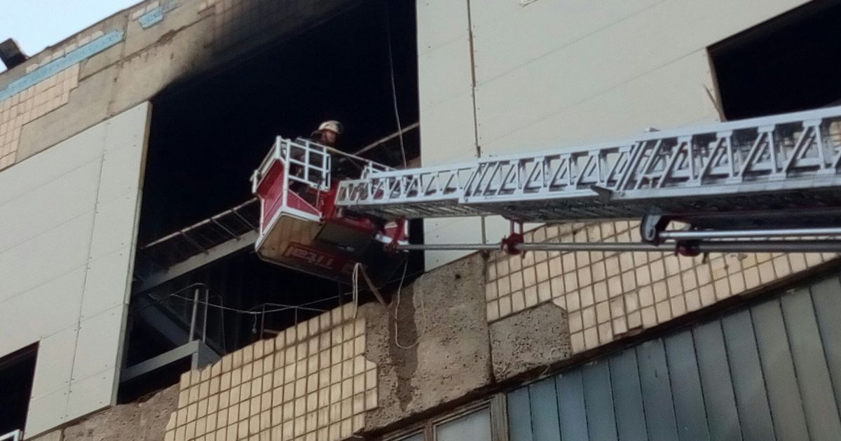 пожежа на заводі в Києві_2 / © Управление ГСЧС Киева
