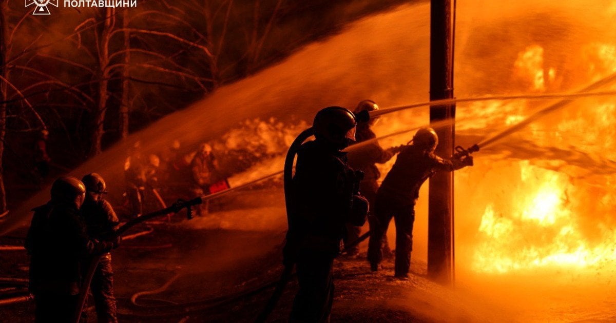 Последствия атаки на Полтавщину