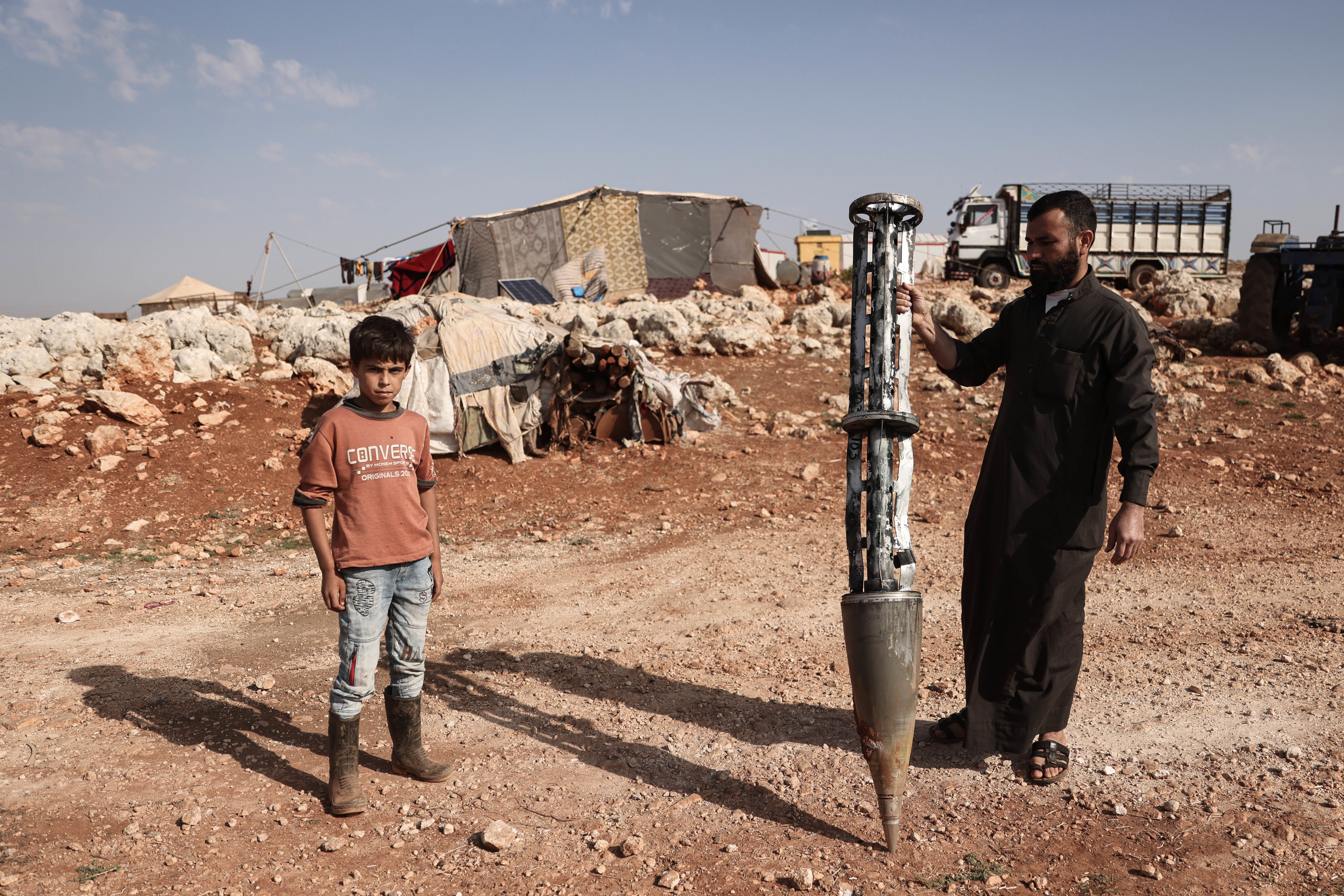 Касетний ракетний боєприпас, застосований у Сирії, де були поранені 6 дітей / © Getty Images
