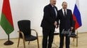 Vladimir Putin and Aleksandr Lukashenko