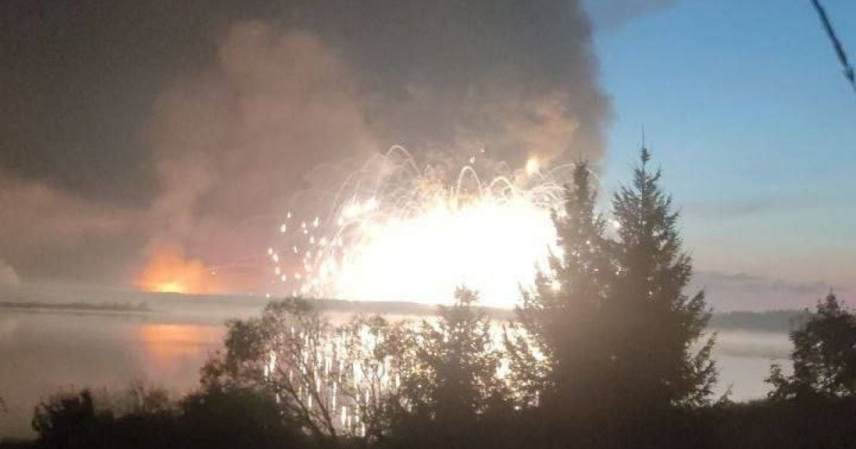 Взрыв на 107-м арсенале ГРАУ минобороны РФ возле города Торопец, 18 сентября 2024 года