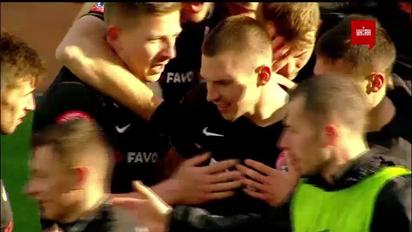 Заря – Шахтер - 1:0. Видео гола Михайличенко