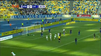 Динамо - Львов - 2:1. Видео гола Бурды