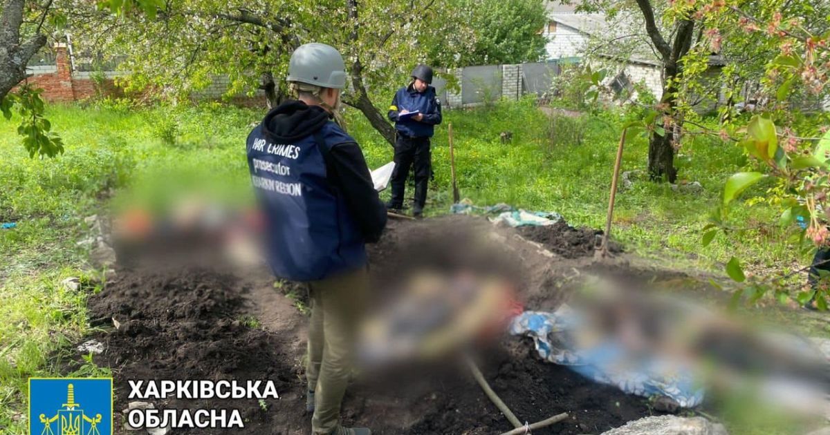 Під час окупації села під Харковом росіяни обстріляли дім з танка: людей закопали на подвір'ї (фото,відео)