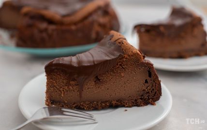 Тройной шоколадный чизкейк: простой рецепт