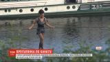 У Празі французька акробатка пройшла 350 метрів по канату над річкою Влтава