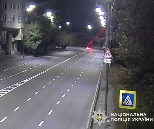 Момент аварії / © Поліція Києва / Facebook