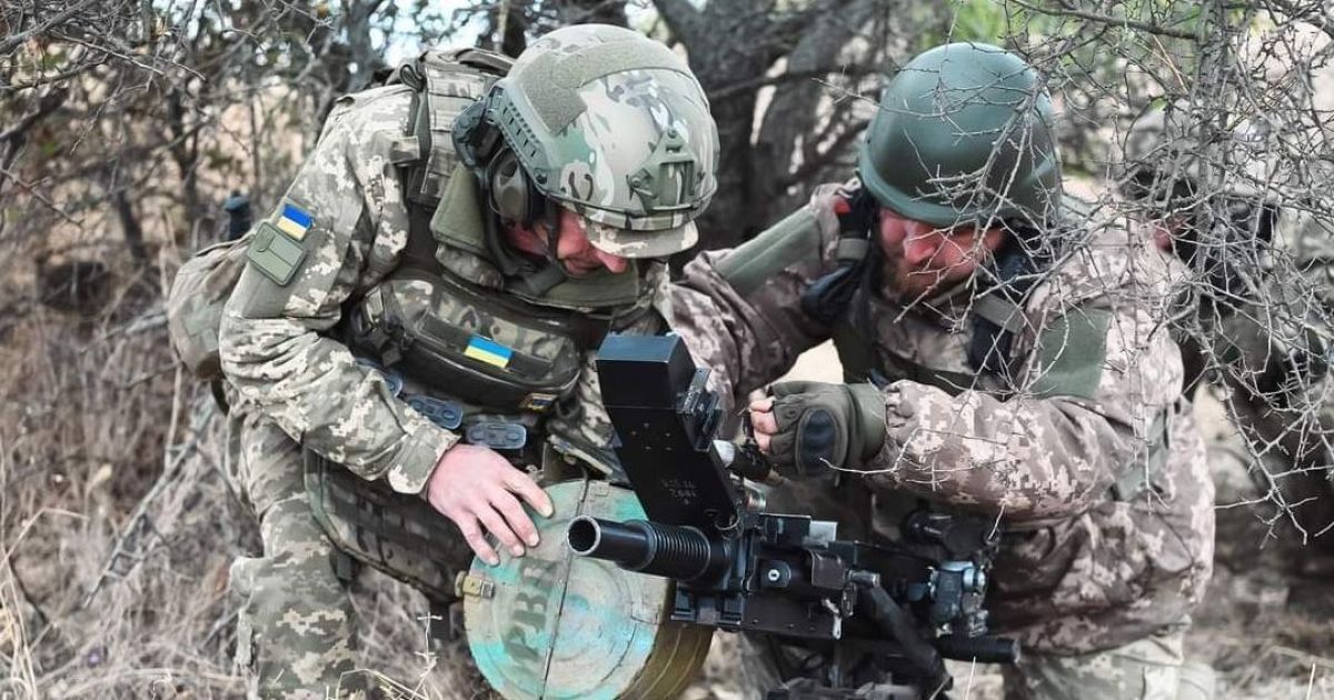 Военные ВСУ на фронте