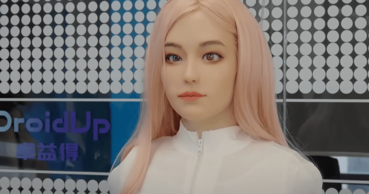 Гуманоїдний робот Moya. Фото: ShanghaiEye