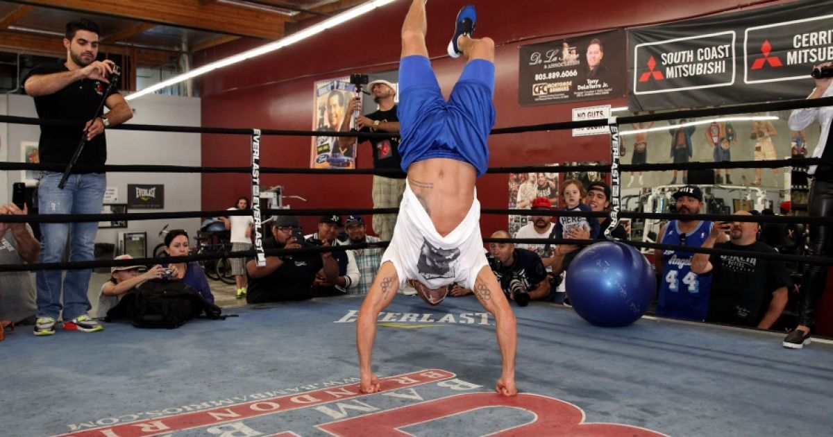 Ломаченко провел тренировку / © toprank.com