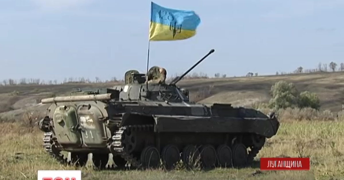 На Луганщине военные устроили тренировочные стрельбы