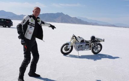 Украинец установил мировой рекорд скорости на электрическом мотоцикле